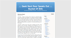 Desktop Screenshot of bucketofmilk.djtech.net