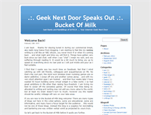 Tablet Screenshot of bucketofmilk.djtech.net